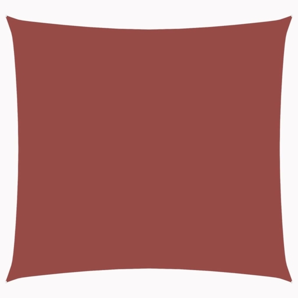 vidaXL Sonnensegel Oxford-Gewebe Quadratisch 3,6x3,6 m Terracotta 42307