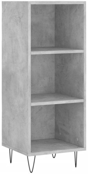 vidaXL Sideboard Betongrau 34,5x32,5x90 cm Holzwerkstoff 828728