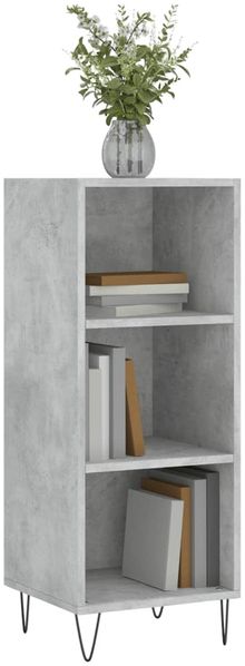 vidaXL Sideboard Betongrau 34,5x32,5x90 cm Holzwerkstoff 828728 Bild 3