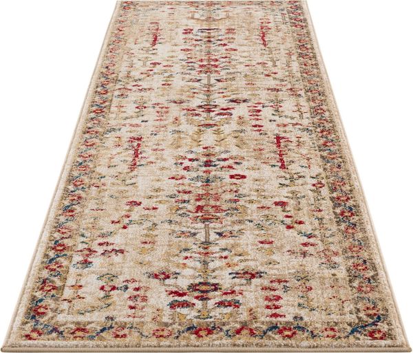 OTTO home Läufer Clovis, rechteckig, Höhe: 11 mm, Teppich im Orient-Design, mit Bordüre, Vintage