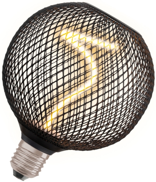 Osram LED Dekoleuchtmittel E27 Globe schwarz 3,5W dimmbar warmweiß Bild 2
