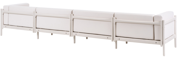 Gartensofa 4-Sitzer FERRETTI Hellbeige Bild 5