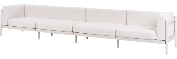 Gartensofa 4-Sitzer FERRETTI Hellbeige Bild 4