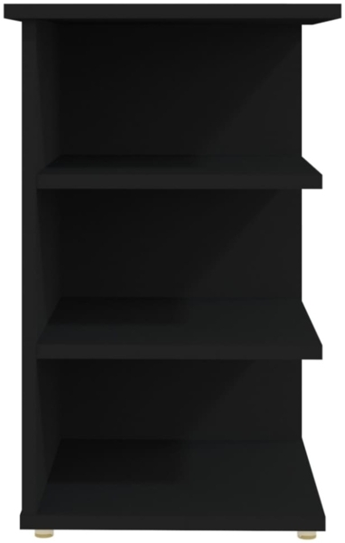 vidaXL Beistellregal Schwarz 35x35x55 cm Holzwerkstoff 806275 Bild 6