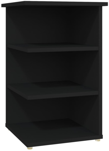 vidaXL Beistellregal Schwarz 35x35x55 cm Holzwerkstoff 806275 Bild 7