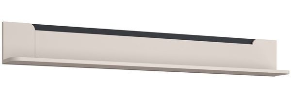 Wandboard Venedig / Vodol, Holzwerkstoff, Beige, 200 x 26 x 22 cm