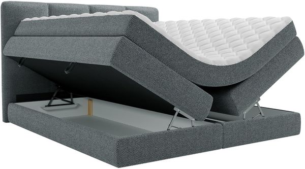 Boxspringbett Pregito (Farbe: Onega 14, Größe: 160 x 200) Bild 3
