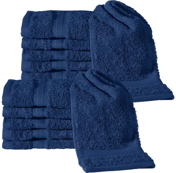 REDBEST Gästehandtuch Gästetuch "Chicago" 12er-Pack, Frottier, Walk-Frottier Uni Bild 1