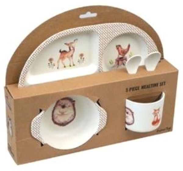 Wood Friends Esstischset aus 100% Melamin
