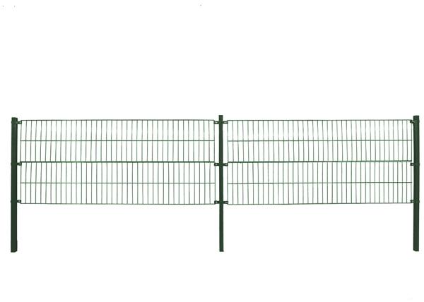 HOME DELUXE Doppelstabmattenzaun MORATA - Grün 12 m