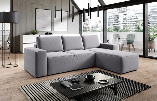Wohnideebilder Silla Grau Ecksofas & Eckcouches CO-SILL-RT-80SOL