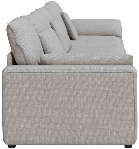 vidaXL Modulares Sofa mit Kissen Wolkengrau 3321096 Bild 5