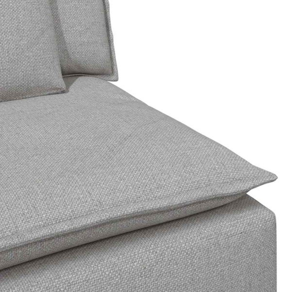 vidaXL Modulares Sofa mit Kissen Wolkengrau 3321096 Bild 7