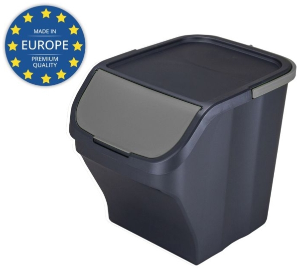 Gardissimo STACK Abfalleimer 25 Liter Mülleimer Mülltrenner Sortierer