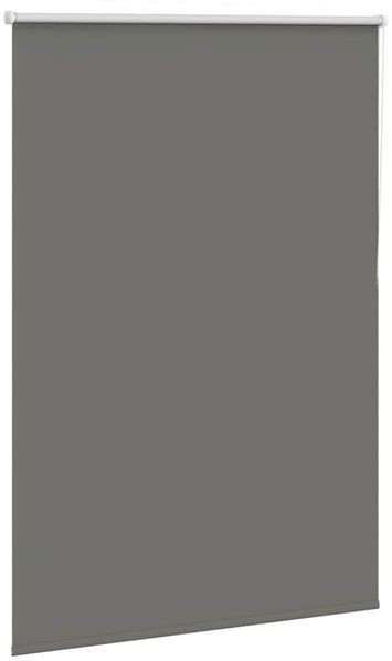 vidaXL Verdunkelungsrollo Grau 110x130cm Stoffbreite 105,7cm Polyester 4011104 Bild 3