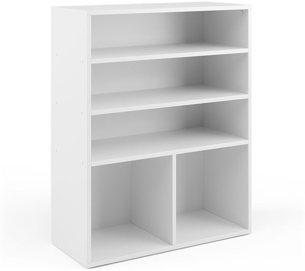 Bücherregal Weiß 72 x 90.2 cm 2 Fächer Vicco