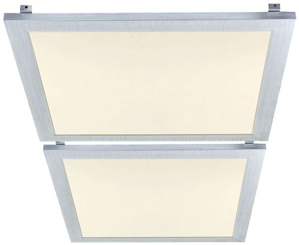 2x LED Einbau Panel, 1100 Lumen, Neutralweiß, L 29,9 cm