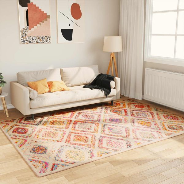 vidaXL Teppich Waschbar Mehrfarbig 160x230 cm 136588
