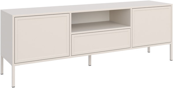 Selsey 'Velveto' - TV-Lowboard 2-türig mit Schublade & Fach, Kaschmir, 160 cm