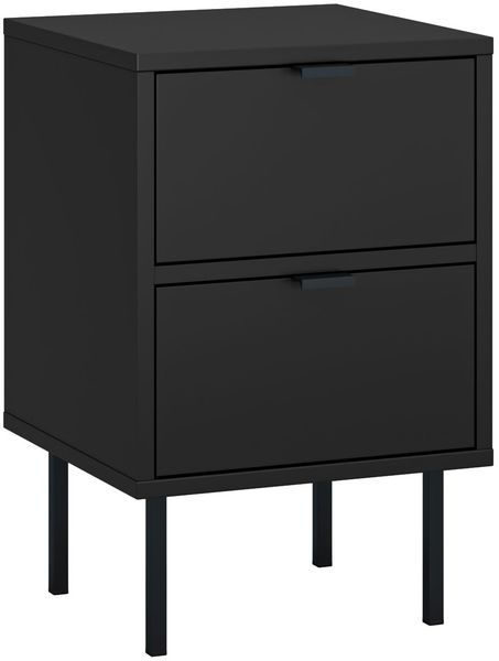 Nachtkonsole Ido Nachtschrank 35x34x54cm schwarz