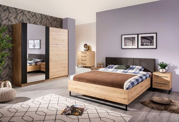 INOSIGN Schlafzimmer-Set Sardinia, (Set, 4-tlg), aus FSC-zertifiziertem Holzwerkstoff, Made in Europe