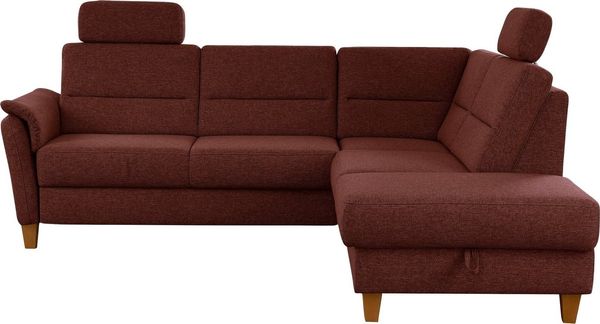 Home affaire Ecksofa Palmera L-Form, B: 236 cm, optional Bettfunktion & Bettkasten, Federkern