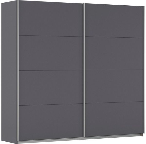 OTTO home Schwebetürenschrank Kleiderschrank Schrank Garderobe Schlafzimmerschrank THANOS (3 verschiedene Ausstattungen BASIC/CLASSIC/PREMIUM (inkl. SOFT-CLOSE) Optional mit Spiegel, Metall-Griffleisten alufarben MADE IN GERMANY