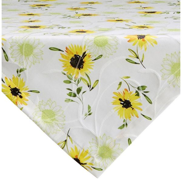 Erwin Müller Mitteldecke Mitteldecke "Sonnenblume", fleckabweisend Blumen