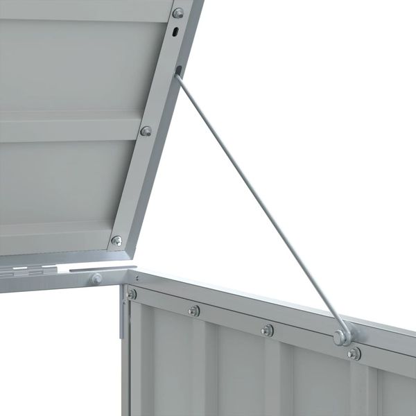 vidaXL Mülltonnenbox für 1 Tonne Braun 72x81x115 cm Stahl 4006174 Bild 10
