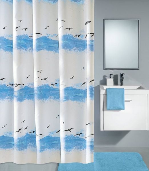 Kleine Wolke Duschvorhang Seaside Breite 240 cm (1-tlg)