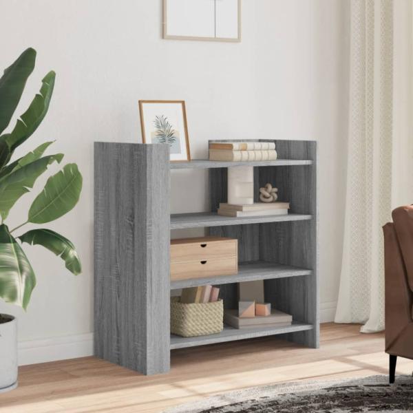 vidaXL Sideboard Grau Sonoma 73,5x35x75 cm Holzwerkstoff 848393