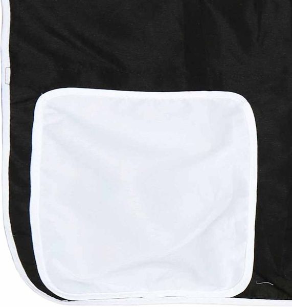 vidaXL Etagenbett mit Vorhängen Weiß & Schwarz 80x200 cm Kiefernholz 3283898 Bild 12