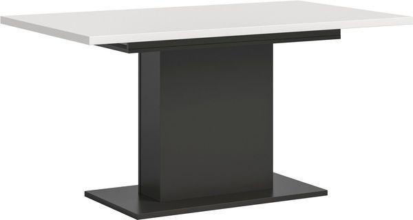 INOSIGN Esstisch Motus, ausziehbar 150 -190 cm, inklusive 40 cm Einlegeplatte (Set, 1-St), Säulengestell mit Bodenplatte, Tisch, Küchentisch, Esszimmer, Küche
