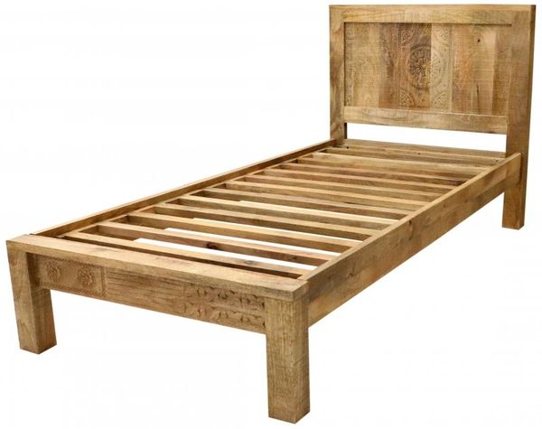 Bett Manu 90x200 aus Mangoholz Bild 3