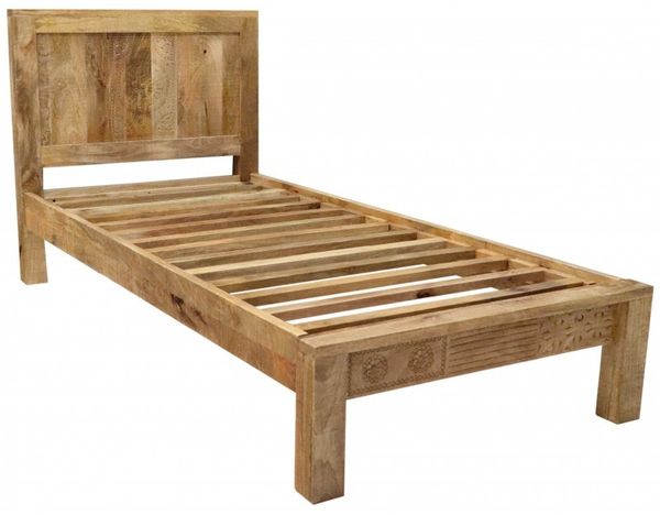 Bett Manu 90x200 aus Mangoholz Bild 2