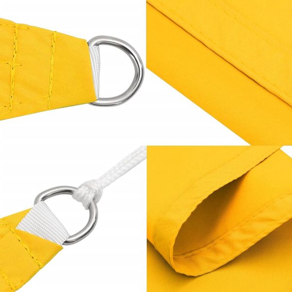 vidaXL Sonnensegel Oxford-Gewebe Rechteckig 3,5x5 m Gelb 135600 Bild 5