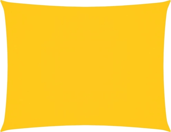 vidaXL Sonnensegel Oxford-Gewebe Rechteckig 3,5x5 m Gelb 135600