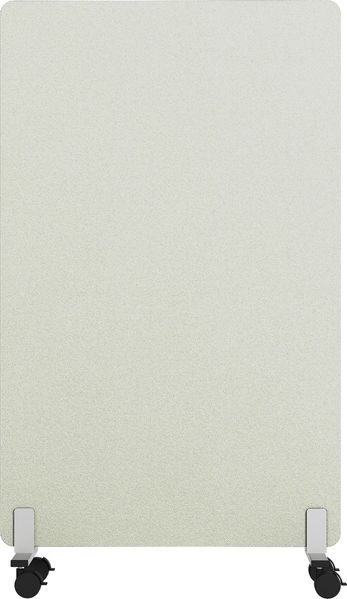 Rheinland Möbel FocusWall STWR1016 – Akustik-Stellwand 1000×1600 mm in Stofffarbe Oyster inkl. Rollen – Mobile Schreibtisch-Trennwand für Büro & Homeoffice – Schallschutz – Made in Germany