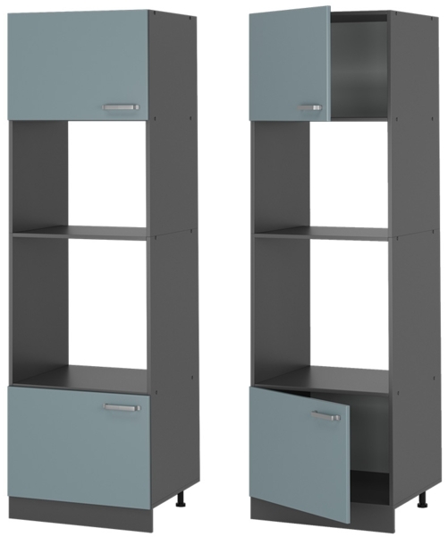Vicco Küchenmöbel Blau-Grau 60 cm, R-Line Bild 5