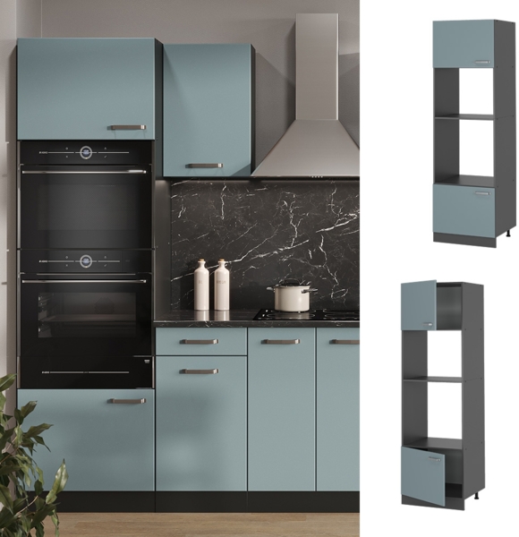Vicco Küchenmöbel Blau-Grau 60 cm, R-Line Bild 2