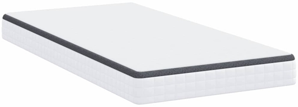 vidaXL Matratze Weiß und Grau 100 x 200 cm Bonell Feder 4106440 Bild 4
