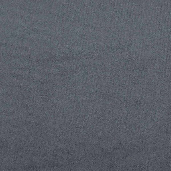 vidaXL Boxspringbett mit Kopfteil Dunkelgrau 140 x 200 cm Samt 3340389 Bild 11
