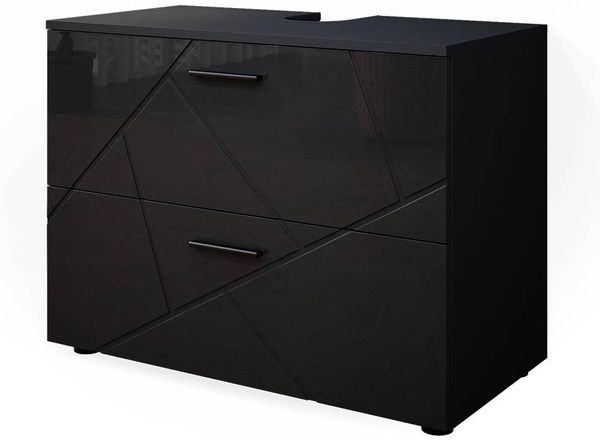 Vicco 'Irma' Waschbeckenunterschrank, Holz, Anthrazit, 59 x 41 x 80 cm