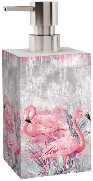 Sanilo Seifenspender Flamingo, modernes & stylisches Design, stabile Pumpe, hochwertig