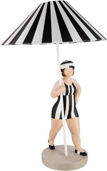 GILDE Tischleuchte GILDE Lampe Becky - schwarz - H. 60cm x D. 38,5cm