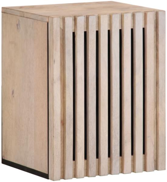 vidaXL Bad-Wandschrank 38x34x48 cm Massivholz Mango 377537