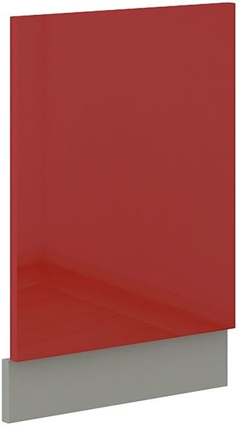 Frontblende Geschirrspüler integriert 45 cm Rot Hochglanz Küche Rose Bianca