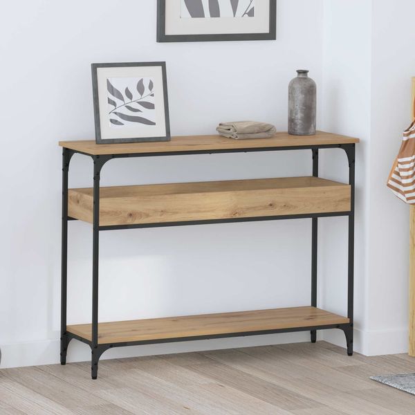 vidaXL Konsolentisch Artisan-Eiche 100 x 29 x 75 cm Holzwerkstoff 883523