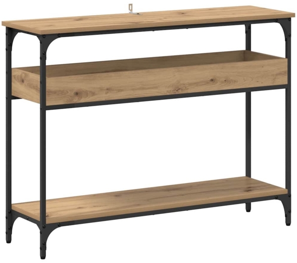 vidaXL Konsolentisch Artisan-Eiche 100 x 29 x 75 cm Holzwerkstoff 883523