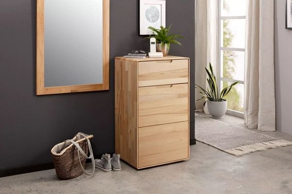 Kommode 51x91cm "Kent" Kernbuche massiv AV